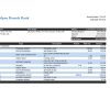 Vanuatu Alpen Baruch bank statement, Excel and PDF template