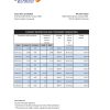 Venezuela Mercantil bank statement, Excel and PDF template