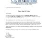 USA Michigan City of Richmond water utility bill shutoff notice, Word and PDF template