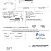 USA Texas El Paso Water utility bill template in Word and PDF format