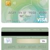 Editable Afghanistan International Bank debit visa card Templates in PSD Format