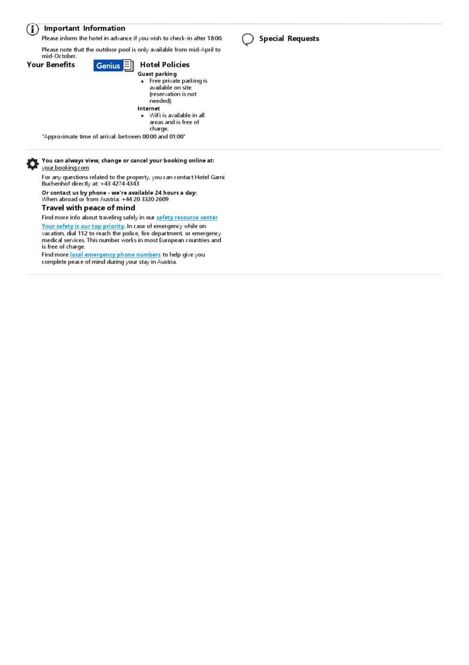 Customizable Austria Airbnb Reservation Template | Word & PDF Formats