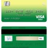 Editable Bangladesh Agrani bank visa card Templates