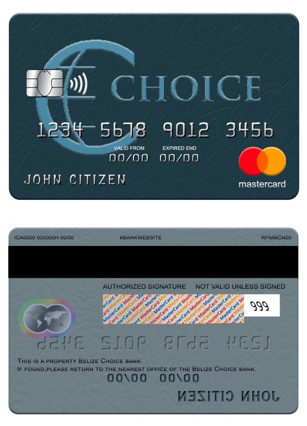 Fillable Salvador Banco Azteca mastercard credit card Templates | Layer-Based PSD