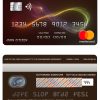 Editable Bulgaria Post Bank mastercard credit card Templates in PSD Format