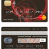 Fillable Burkina Faso United bank for Africa mastercard credit card Templates | Layer-Based PSD
