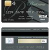 Editable Cameroon SCB bank visa credit card Templates