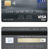 Editable Comoros Exim bank visa debit card Templates in PSD Format