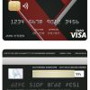 Editable Congo Afriland First bank visa credit card Templates in PSD Format