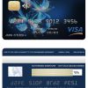 Editable Côte d’Ivoire Citi bank visa credit card Templates in PSD Format