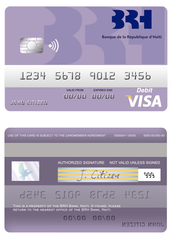 Fillable Madagascar Bank of Africa visa credit card Templates | Layer-Based PSD