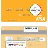 Fillable Hawaii First Hawaiian Bank visa card Templates | Layer-Based PSD