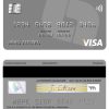 Fillable Honduras Banco Atlantida visa card Templates | Layer-Based PSD