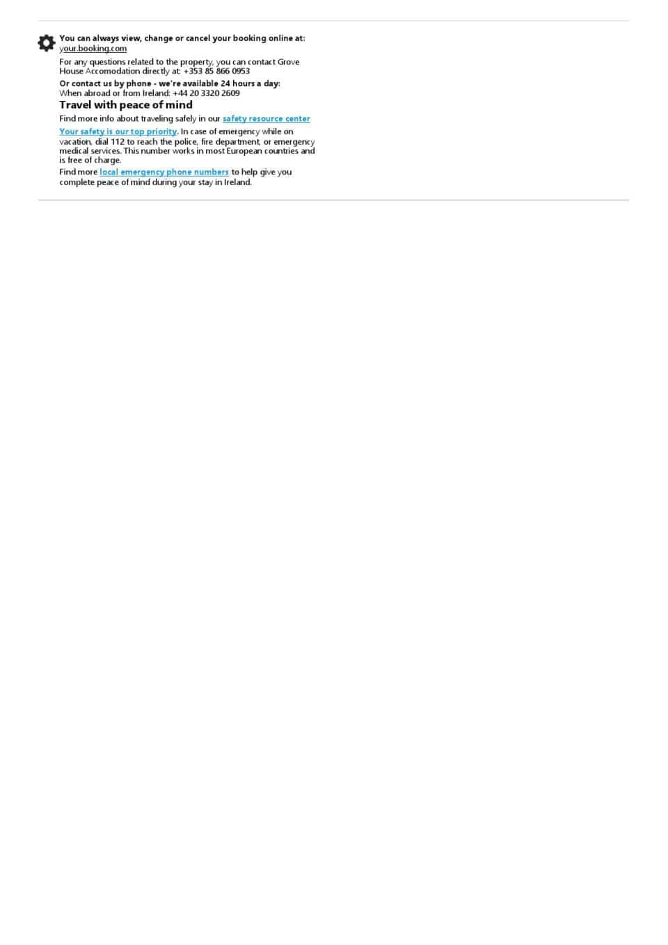 Customizable Ireland Airbnb Reservation Template | Word & PDF Formats