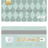 Fillable Italy Intesa Sanpaolo visa card Templates | Layer-Based PSD
