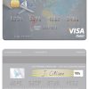 Fillable Jordan Arab Banking Corporation (ABC) visa card Templates | Layer-Based PSD