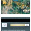Fillable Kazakhstan Qazkom bank visa electron card Templates | Layer-Based PSD