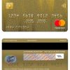Editable Kuwait Commercial bank mastercard gold Templates in PSD Format