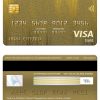 Fillable Kuwait Commercial bank visa gold card Templates | Layer-Based PSD