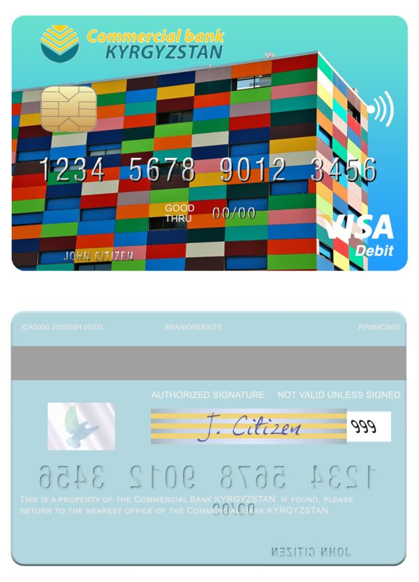 Kyrgyzstan Commercial Bank visa card 600x833 - Cart