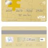 Editable Lebanon Byblos Bank visa card Templates in PSD Format