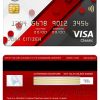 Fillable Liberia Central bank visa classic card Templates | Layer-Based PSD