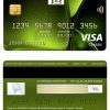 Fillable Liberia IB International bank visa classic card Templates | Layer-Based PSD