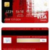 Fillable Libya Assaray bank (ATIB) visa classic card Templates | Layer-Based PSD
