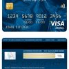 Editable Libya Central bank visa classic card Templates in PSD Format
