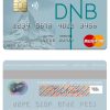 Editable Lithuania DNB Bank mastercard credit card Templates in PSD Format