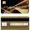 Fillable Malaysia Maybank visa gold card Templates | Layer-Based PSD