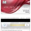 Editable Montenegro Addiko bank visa classic card Templates in PSD Format