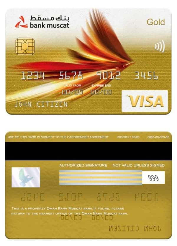 Oman Bank Muscat visa gold card 600x833 - cart