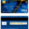Editable Slovakia Raiffeisen Bank visa classic card Templates in PSD Format