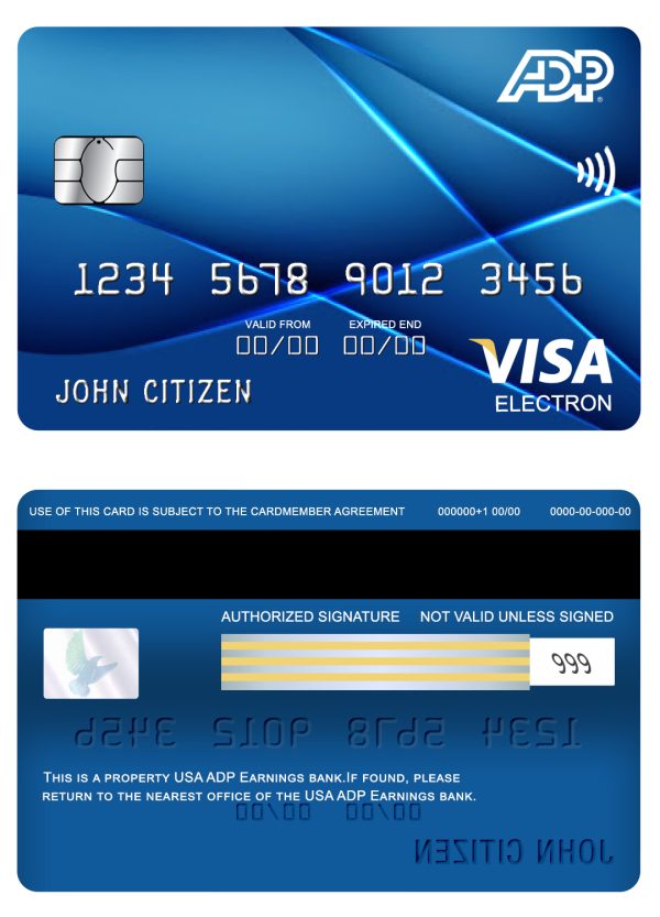 USA ADP Earnings bank visa electron card 600x833 - Cart