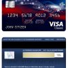Fillable USA BMO Bank of Montreal bank visa classic card Templates | Layer-Based PSD
