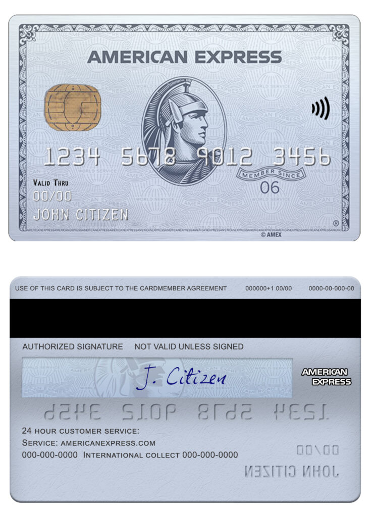 Fillable USA Chase bank amex platinum card Templates | Layer-Based PSD