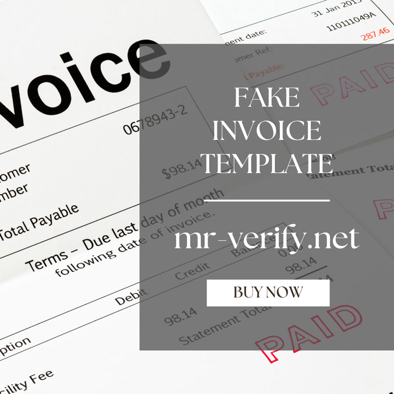 fake invoice