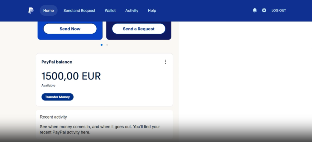 hacked PayPal account