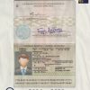 Belarus-Passport template
