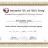 Fake ITTT TEFL Certificate PSD Template