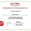 Fake UK TEFL Certificate PSD Template (version 2)
