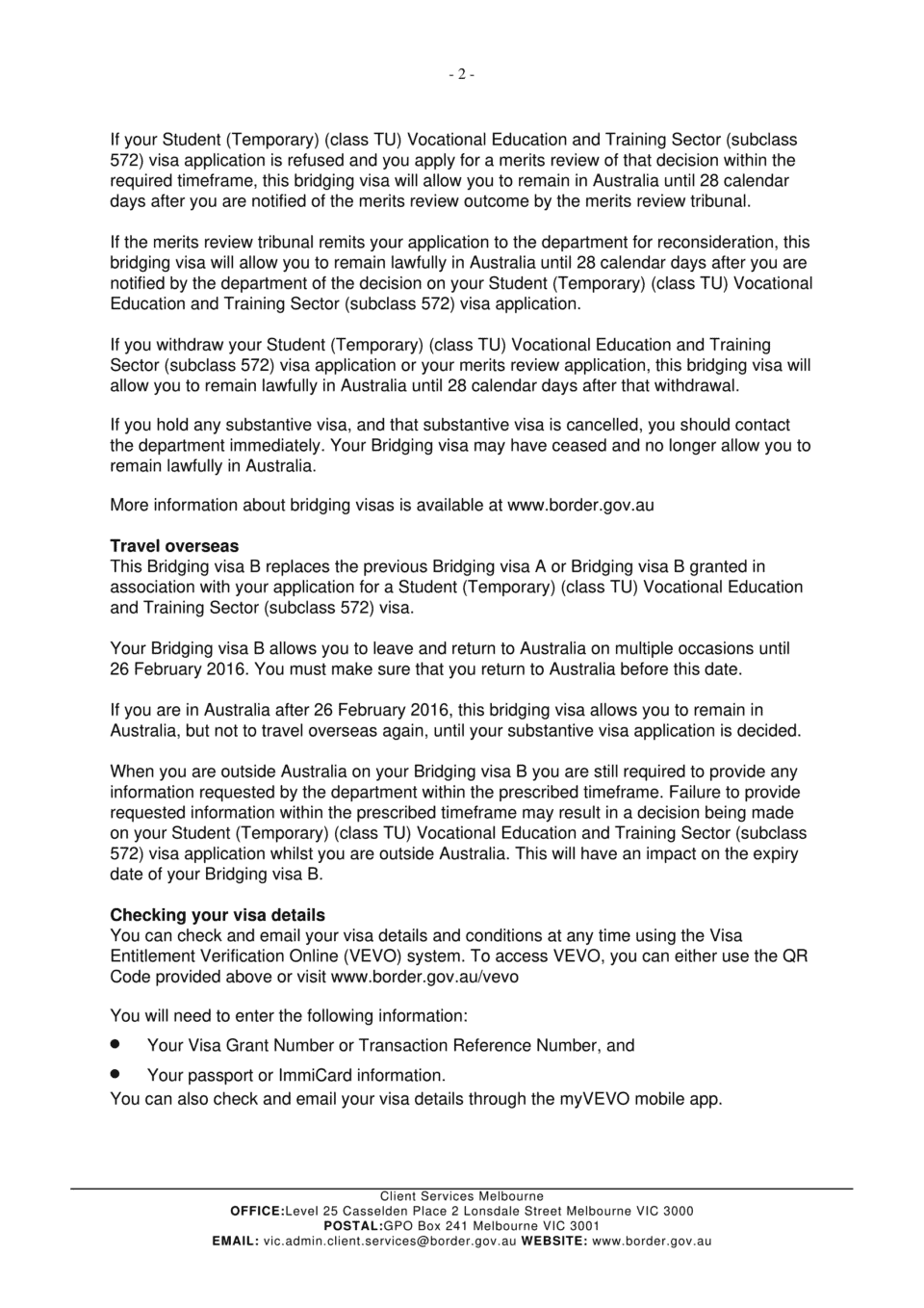 Australia e-visa Word and PDF template