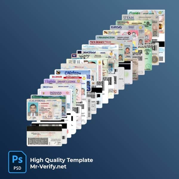 19 USA Drivers License Templates | Editable Files