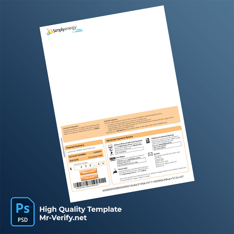 Australia_Victoria_Simply_Energy_Editable_Electricity_Bill_Template