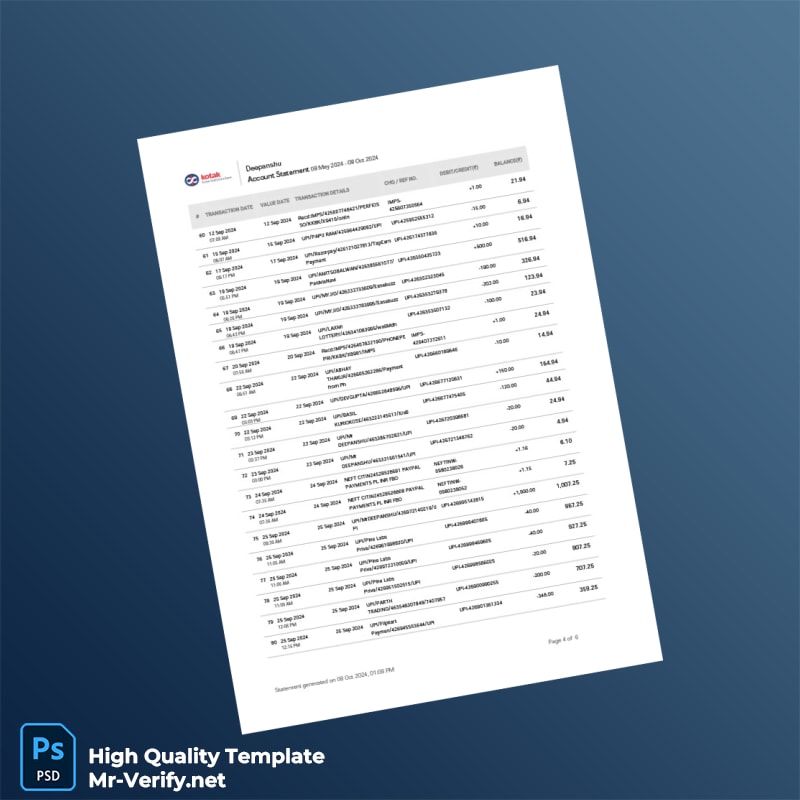 Country_ Bank_Issuer_ Document Type_ Account Statement Editable Account Statement Template in Word and PDF formats 6 page