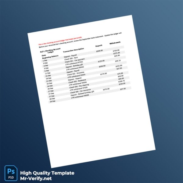 Country_ Bank_Issuer_ Document Type_ Bank Reconciliation Template in Word and PDF formats 6 page