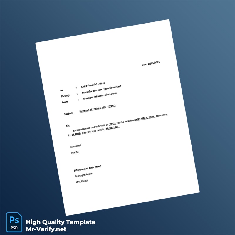 Country_ Company_Authority issuer _ PTCL Document Type_ Utility Bill Editable Utility Bill Template in Word and PDF formats Country_ Company_Authority issuer _ PTCL Document Type_ Utility Bill Editable Utility Bill Template in Word and PDF formats