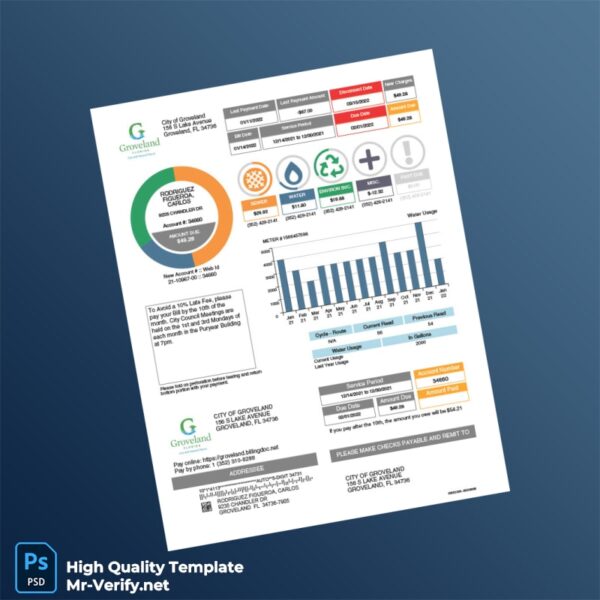Credit Card Editable Statement Template in Word and PDF formats 4 page