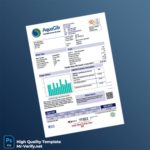 Editable Sales Bill Template in Word and PDF formats 4 page